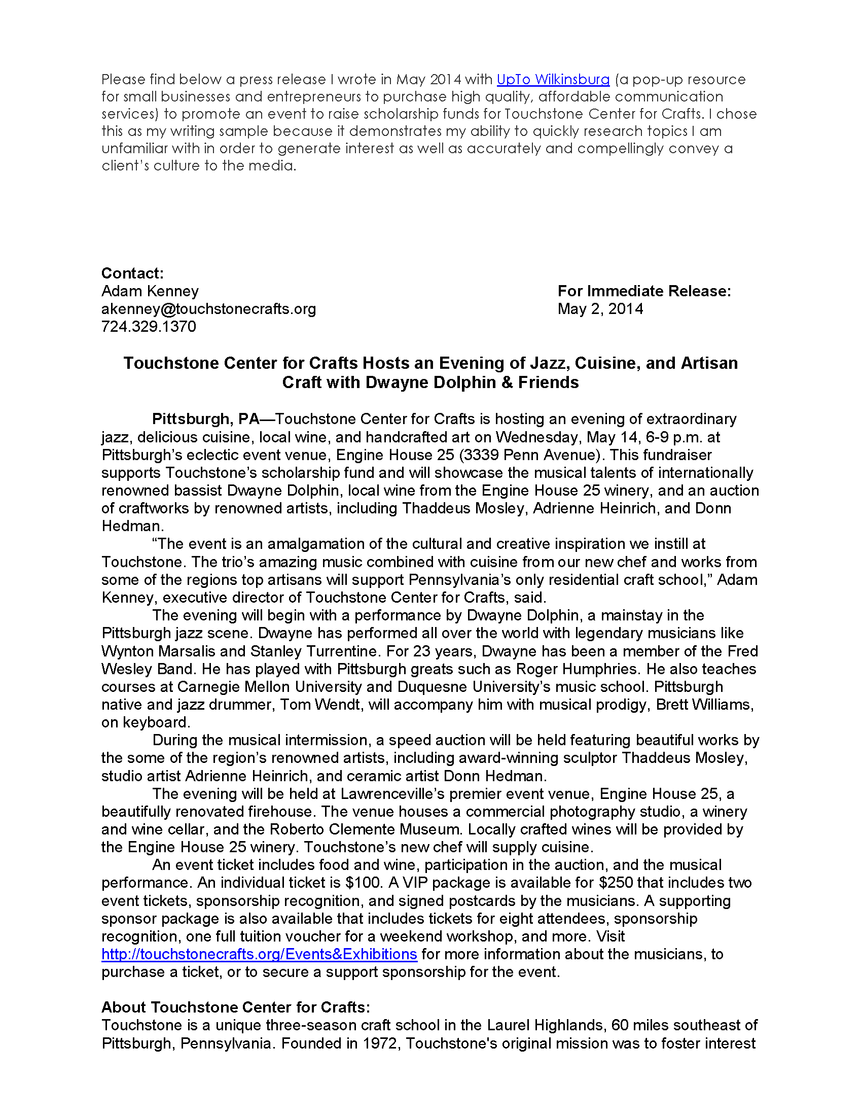 Liz McLaughlin UpTo Press Release Sample_Page_1